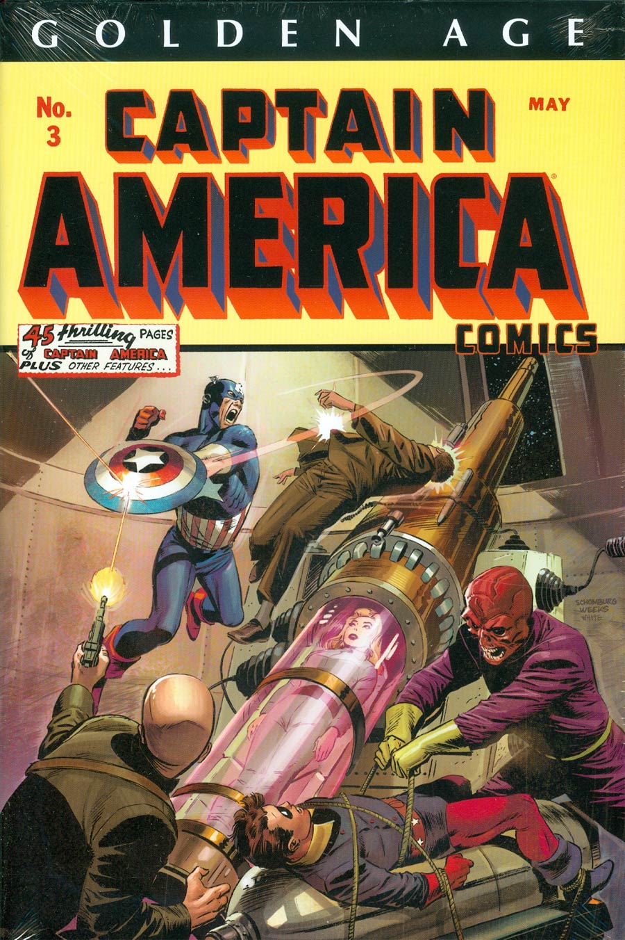 Golden Age Captain America Omnibus Vol 1 HC Book Market Lee Weeks Cover