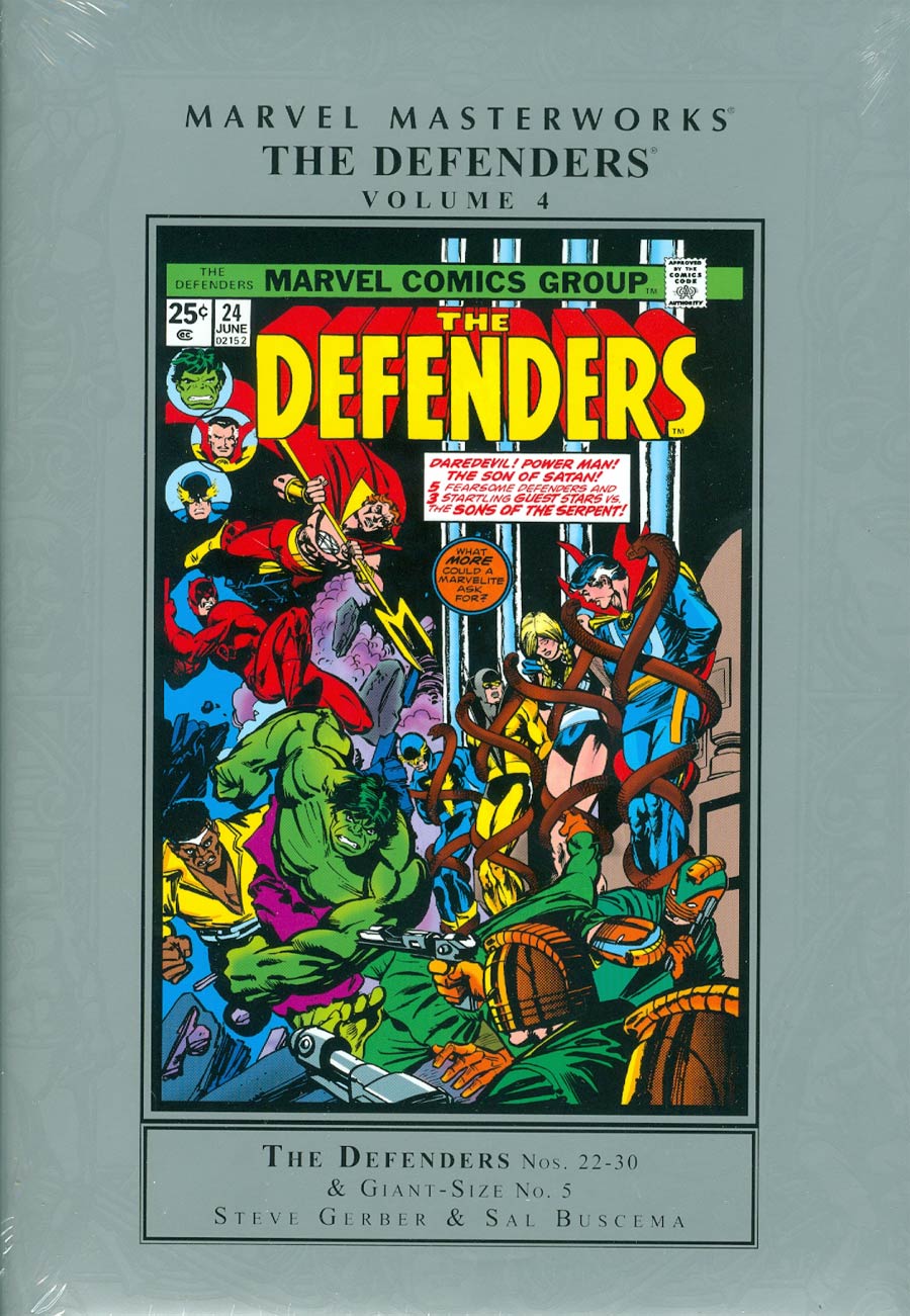 Marvel Masterworks Defenders Vol 4 HC Regular Dust Jacket