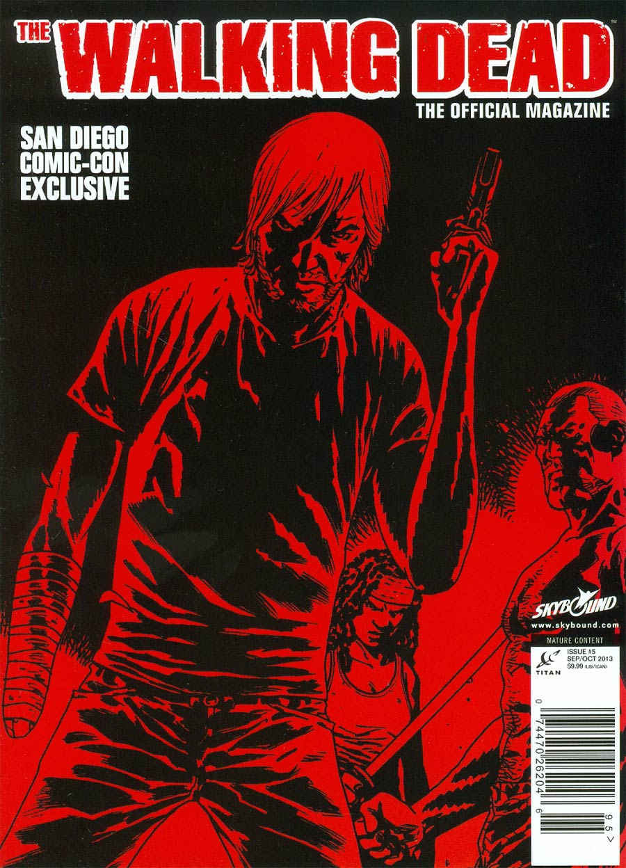 Walking Dead The Official Magazine #5 SDCC Exclusive Variant Cover