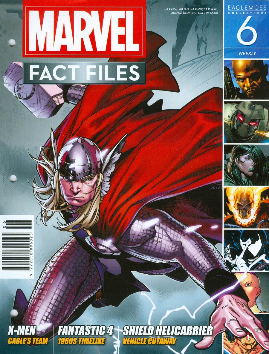 Marvel Fact Files #6 Thor Cover