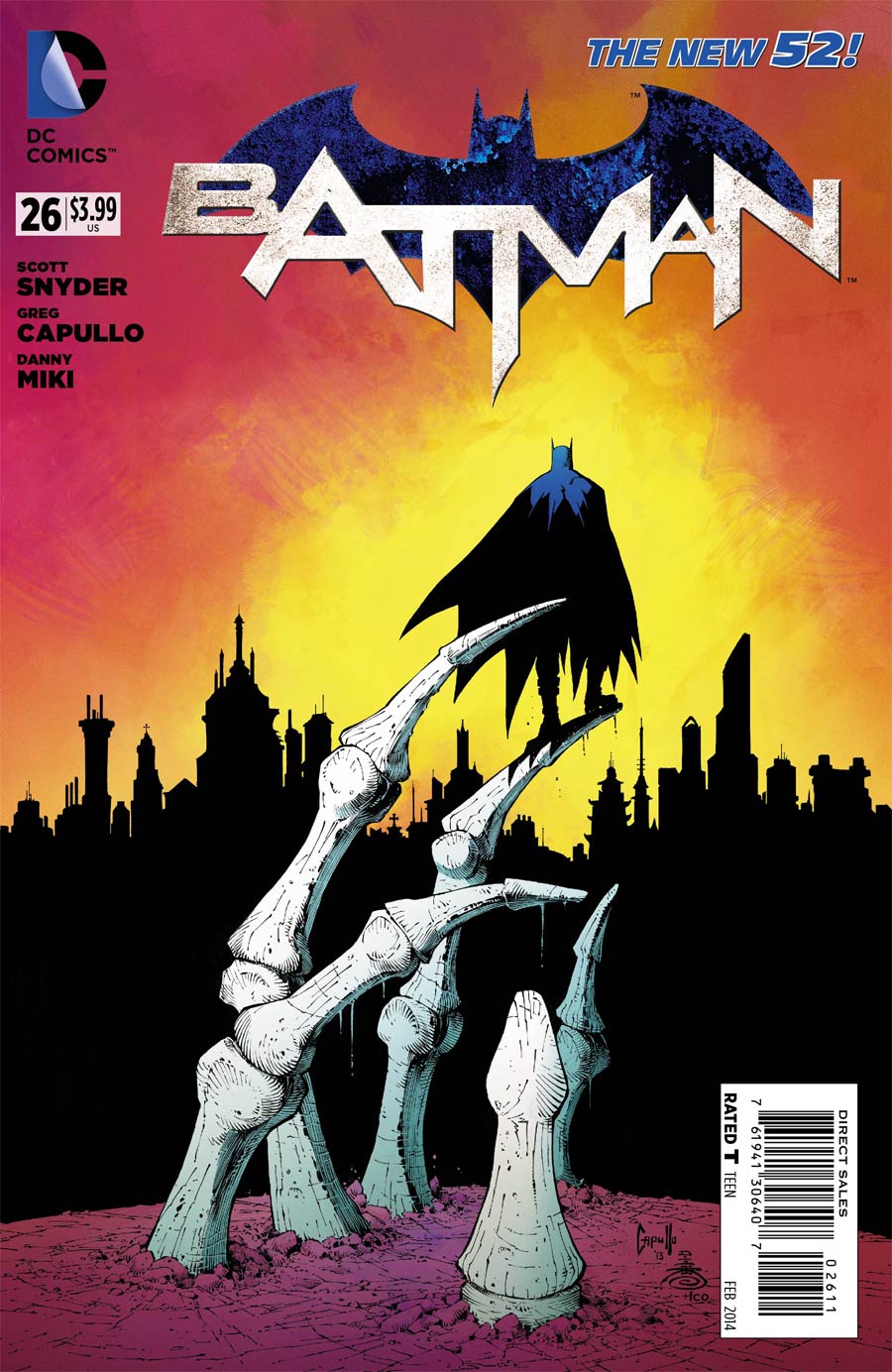 Batman Vol 2 #26 Cover A Regular Greg Capullo Cover (Zero Year Tie-In)