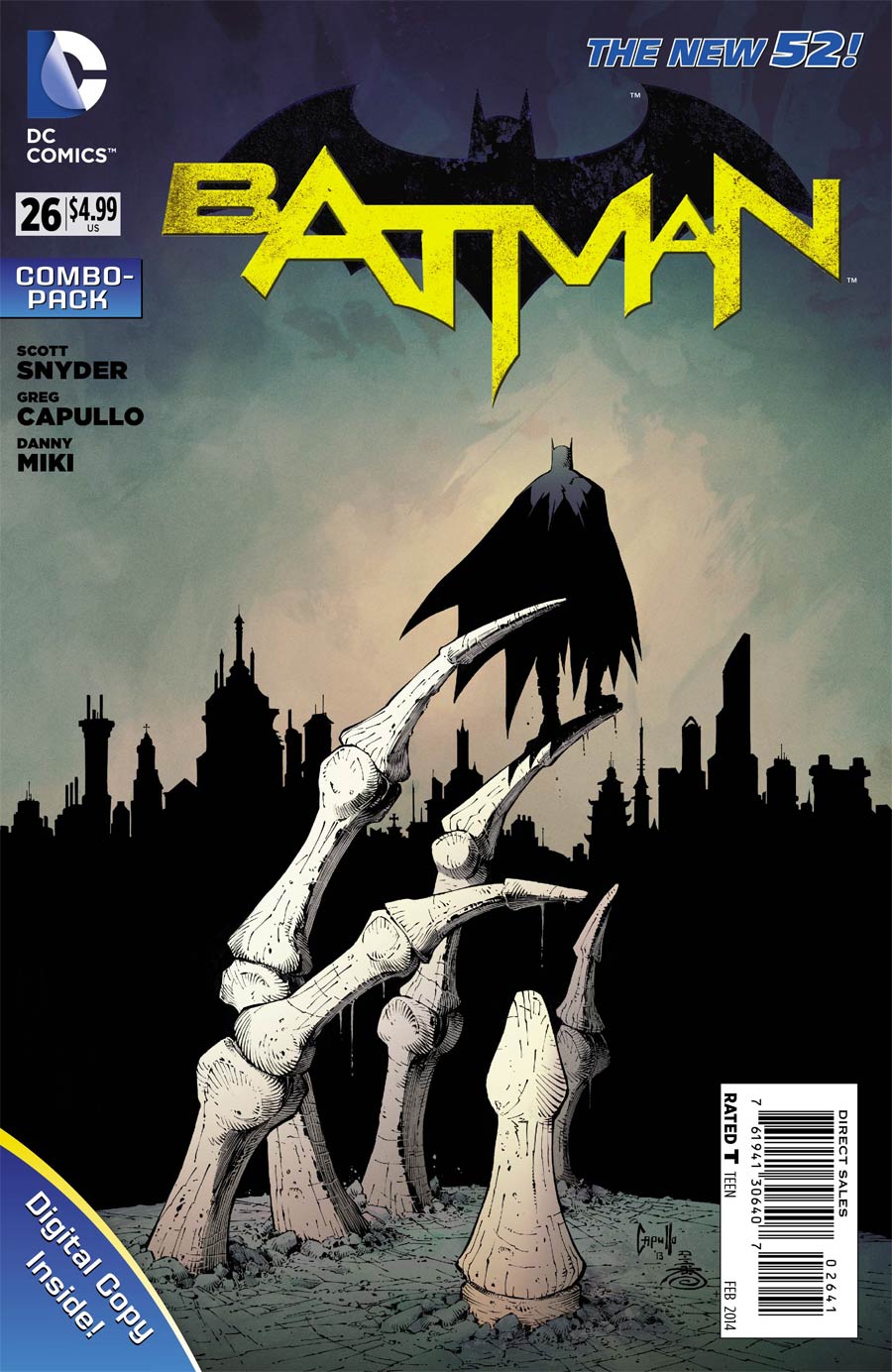Batman Vol 2 #26 Cover B Combo Pack With Polybag (Zero Year Tie-In)