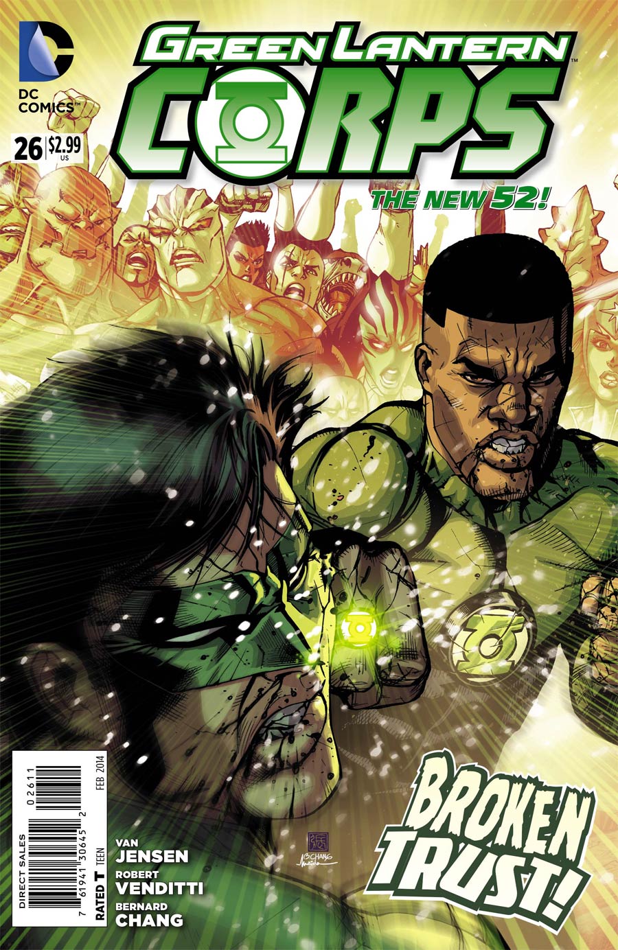 Green Lantern Corps Vol 3 #26 Cover A Regular Bernard Chang Cover
