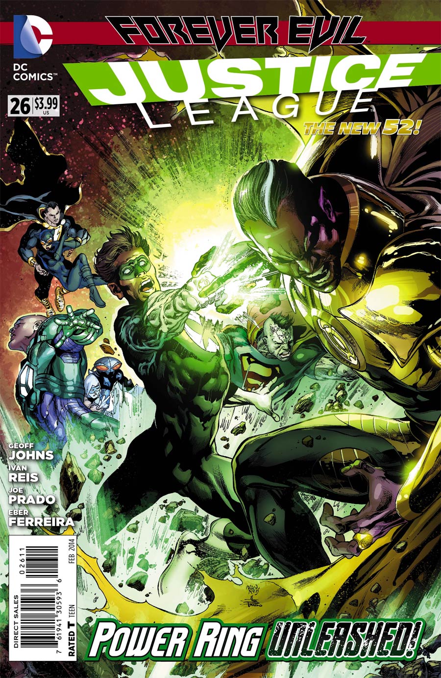 Justice League Vol 2 #26 Cover A Regular Ivan Reis Cover (Forever Evil Tie-In)