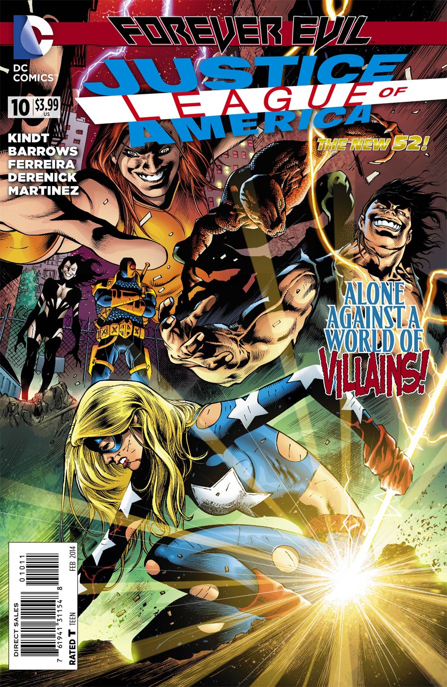 Justice League Of America Vol 3 #10 Cover A Regular Eddy Barrows Cover (Forever Evil Tie-In)