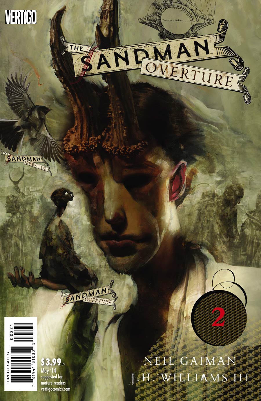 Sandman Overture #2 Cover B Regular Dave McKean Cover