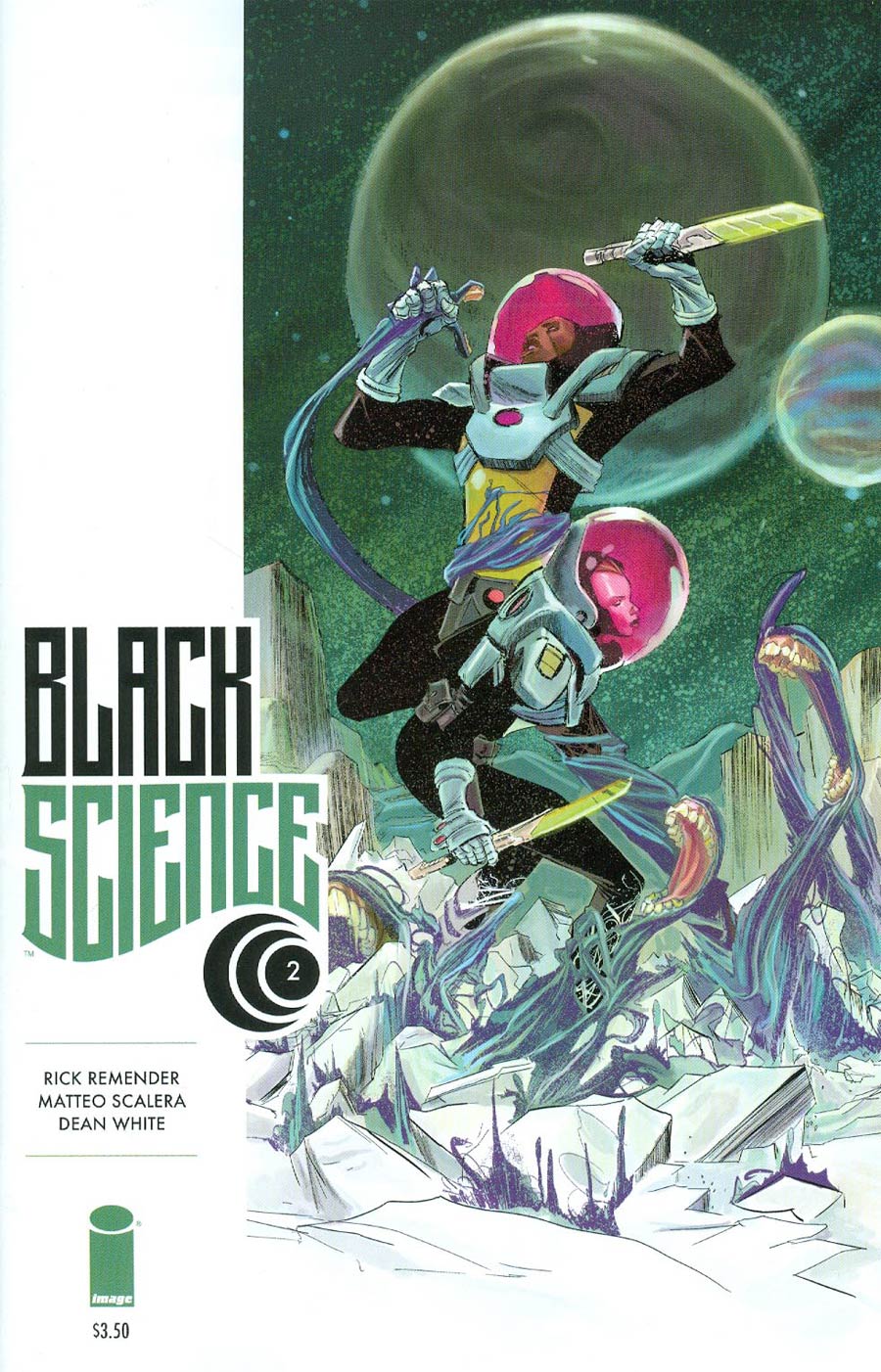 Black Science #2 Cover B Variant Robbi Rodriguez & Dean White Cover