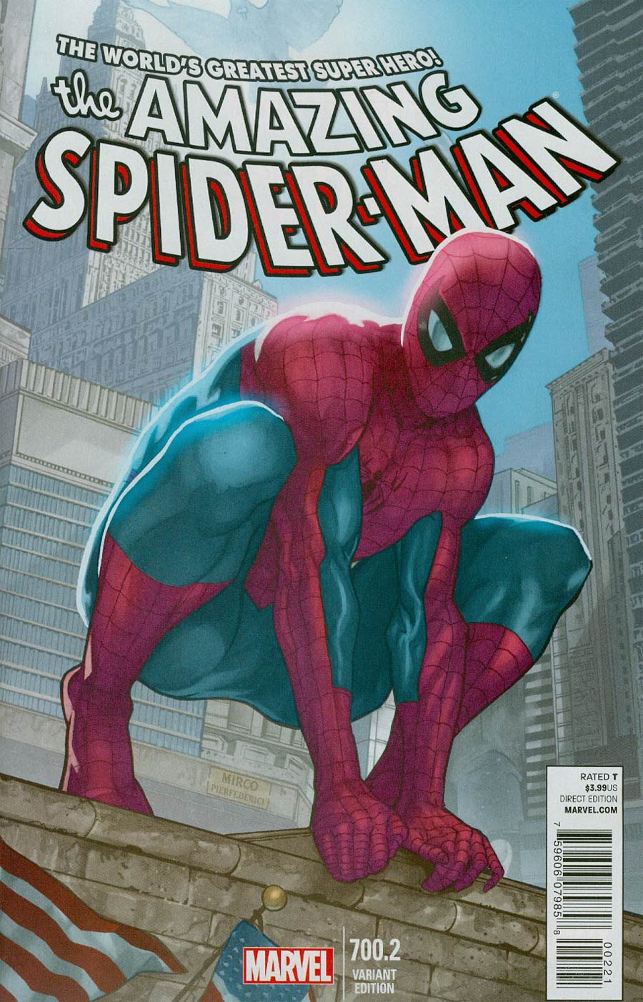 Amazing Spider-Man Vol 2 #700.2 Cover B Variant Mirco Federici Cover