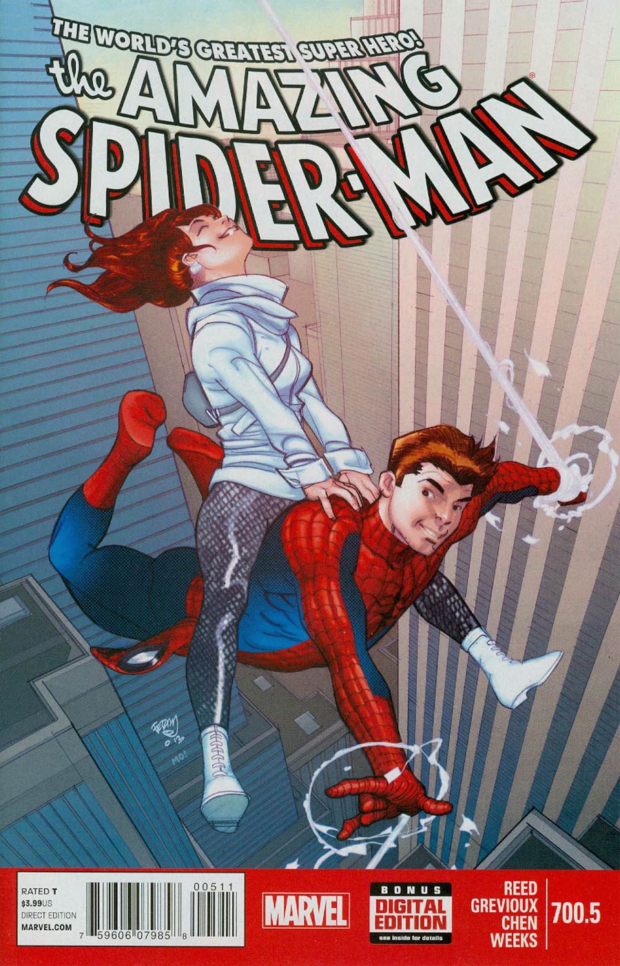 Amazing Spider-Man Vol 2 #700.5 Cover A Regular Pasqual Ferry Cover