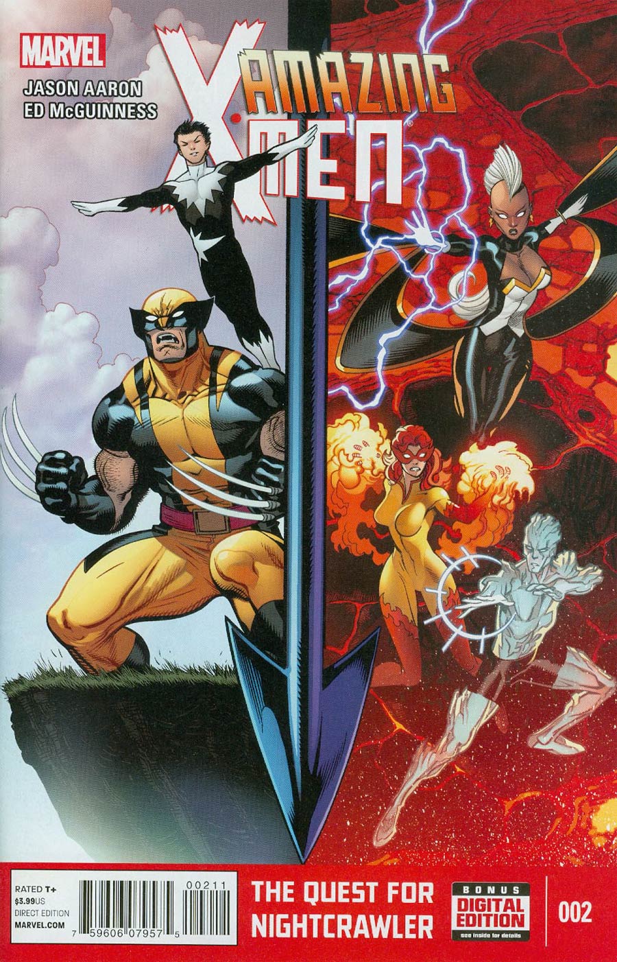 Amazing X-Men Vol 2 #2 Cover A 1st Ptg Regular Ed McGuinness Cover