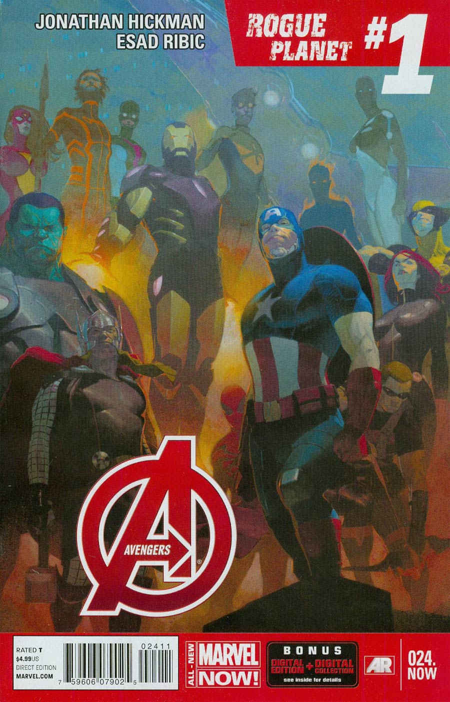 Avengers Vol 5 #24.NOW Cover A Regular Esad Ribic Cover