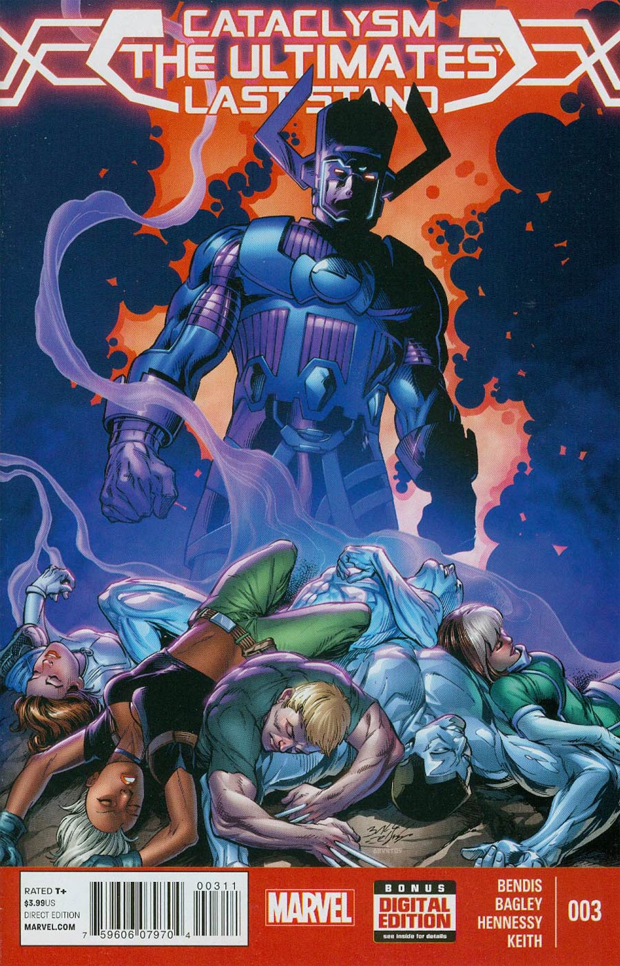 Cataclysm Ultimates Last Stand #3 Cover A Regular Mark Bagley Cover