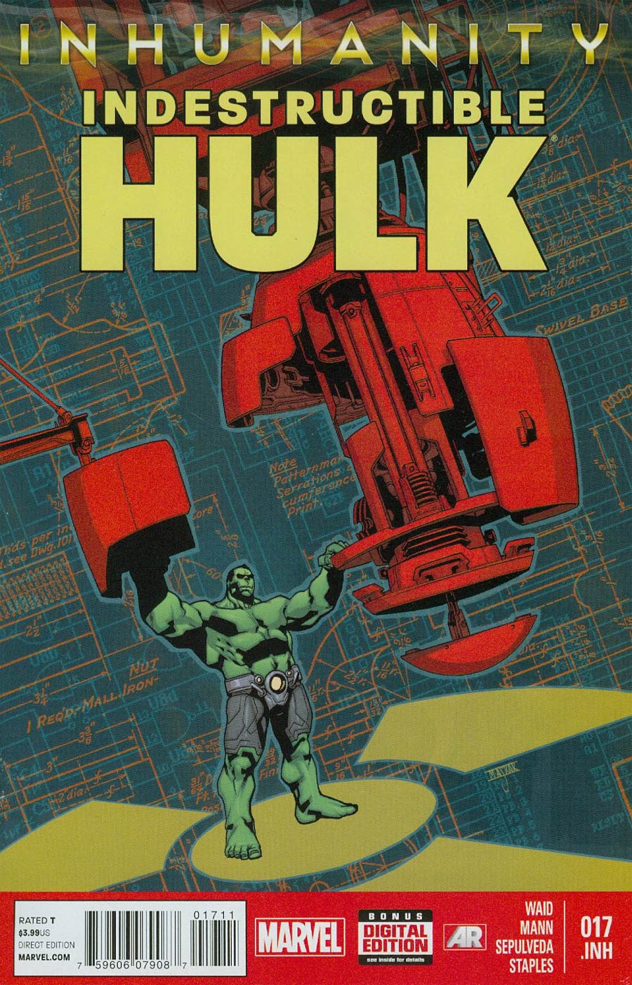 Indestructible Hulk #17.INH (Inhumanity Tie-In)