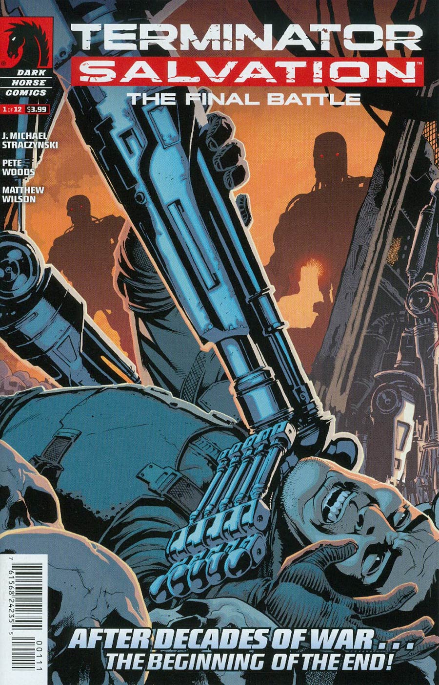 Terminator Salvation Final Battle #1 Cover A Regular Pete Woods Cover