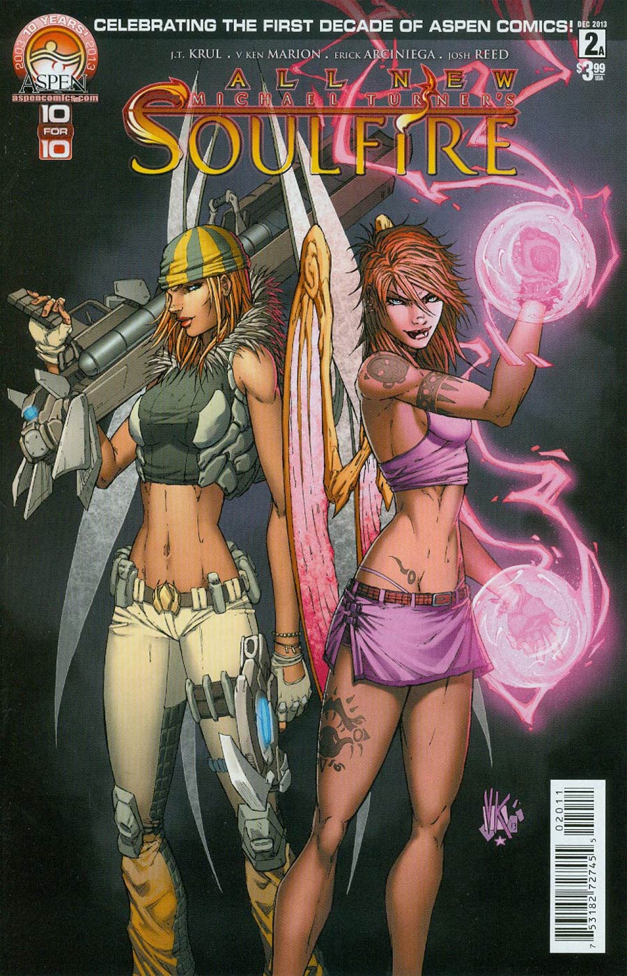 All New Soulfire #2 Cover A Regular V Ken Marion Direct Market Cover