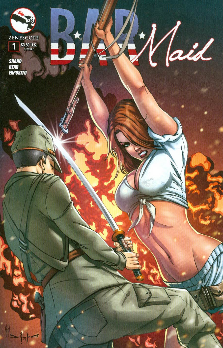 B.A.R. Maid #1 Cover C Pasquale Qualano