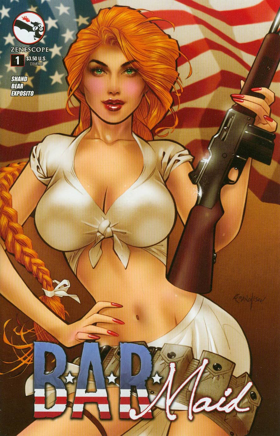 B.A.R. Maid #1 Cover D Franchesco