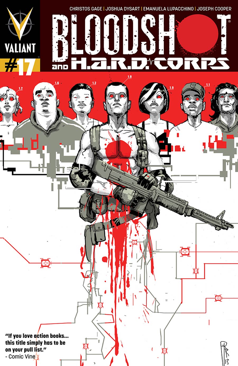 Bloodshot And H.A.R.D. Corps #17 Cover A Regular Riley Rossmo Cover