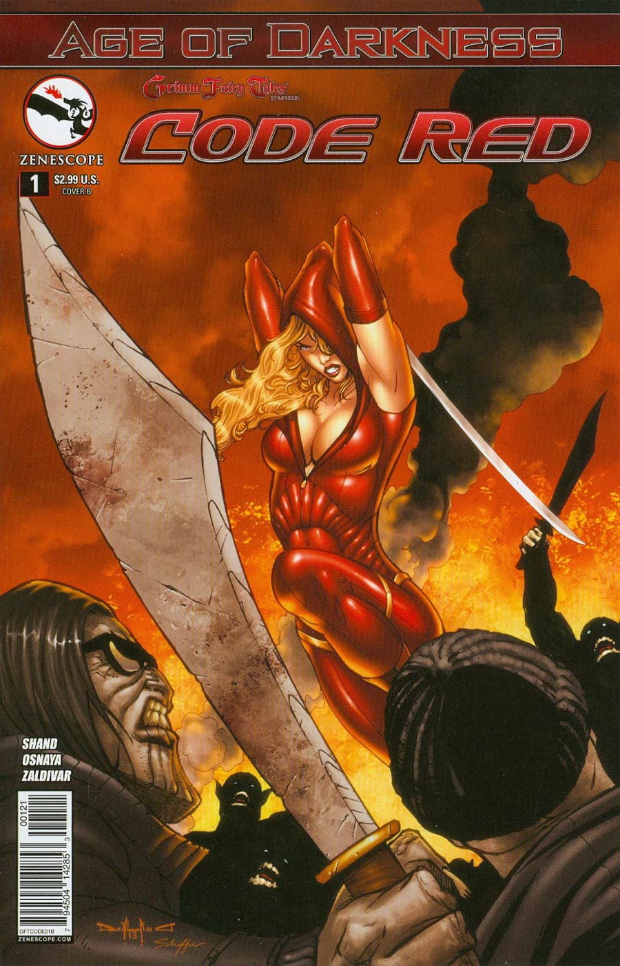 Grimm Fairy Tales Presents Code Red #1 Cover B Regular Pasquale Qualano Cover