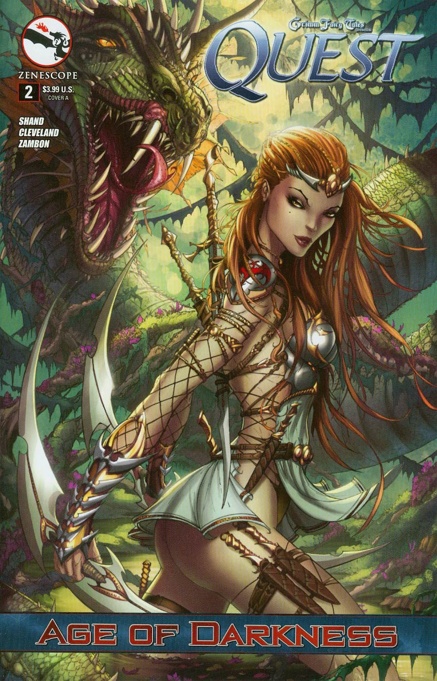 Grimm Fairy Tales Presents Quest #2 Cover A Jamie Tyndall (Age Of Darkness Tie-In)