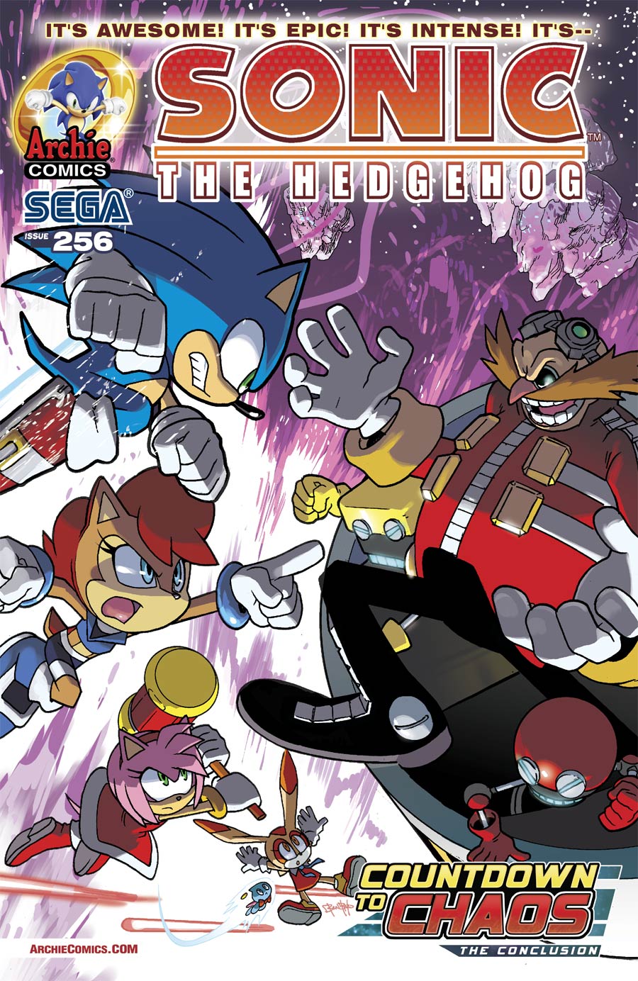 Sonic The Hedgehog Vol 2 #256 Cover A Regular Ben Bates Cover