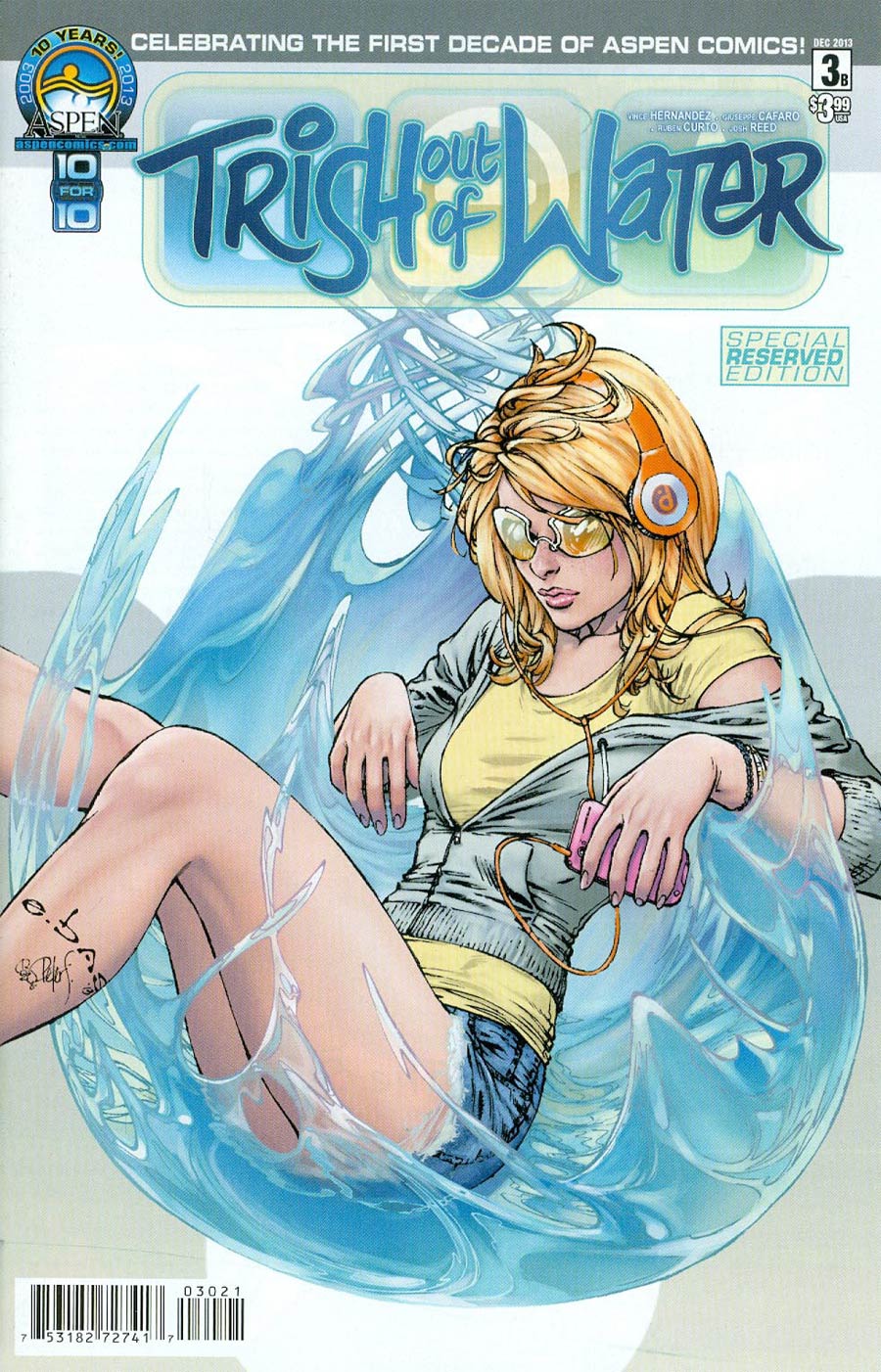 Trish Out Of Water #3 Cover B Regular Aspen Reserved Cover