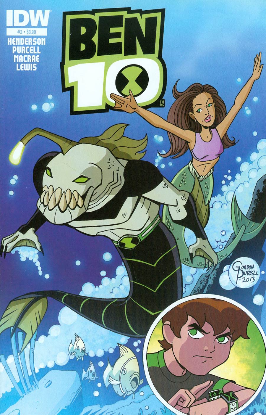 Ben 10 #2 Cover A Regular Gordon Purcell Cover