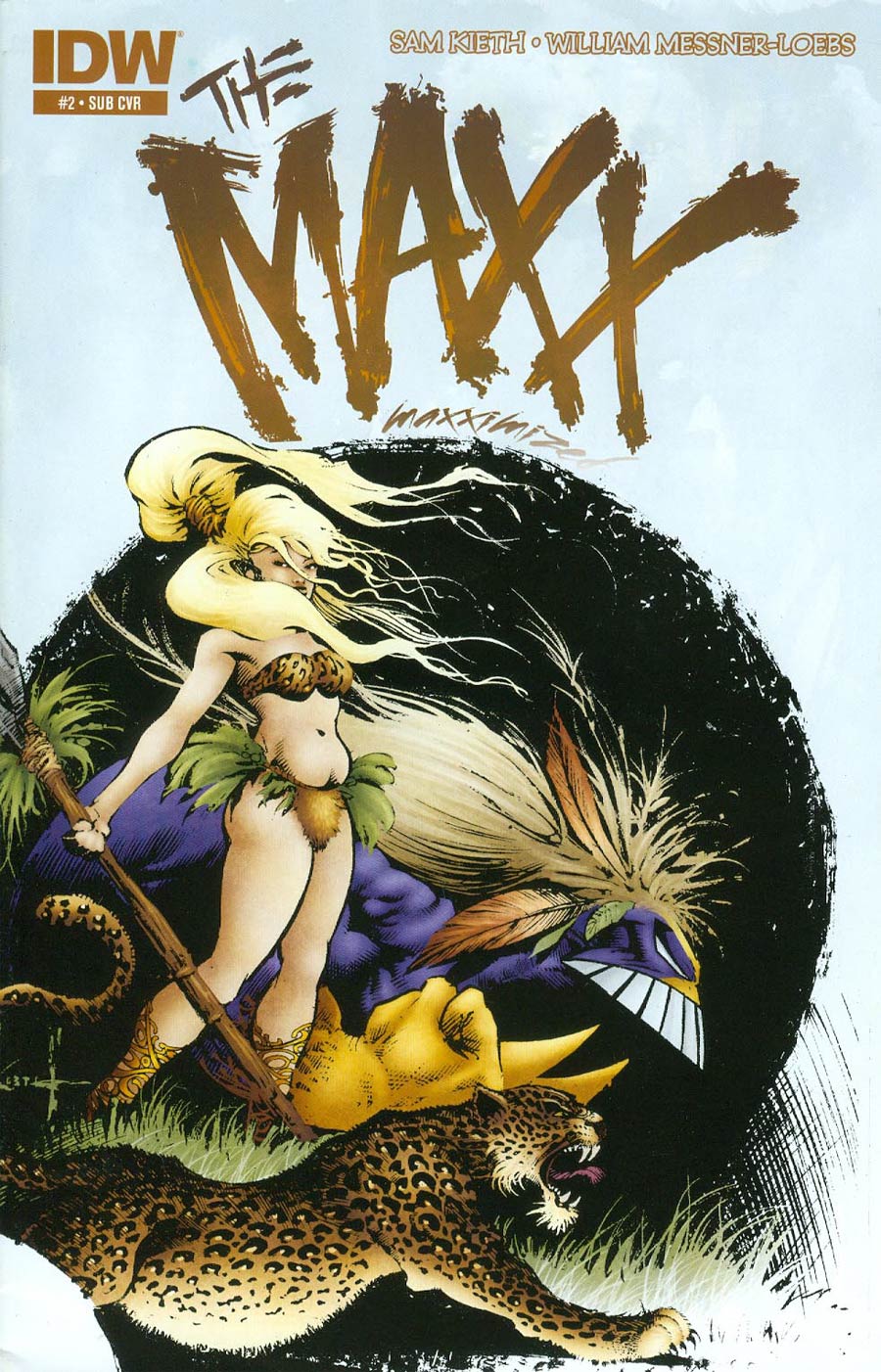 Maxx Maxximized #2 Cover B Variant Sam Kieth Subscription Cover