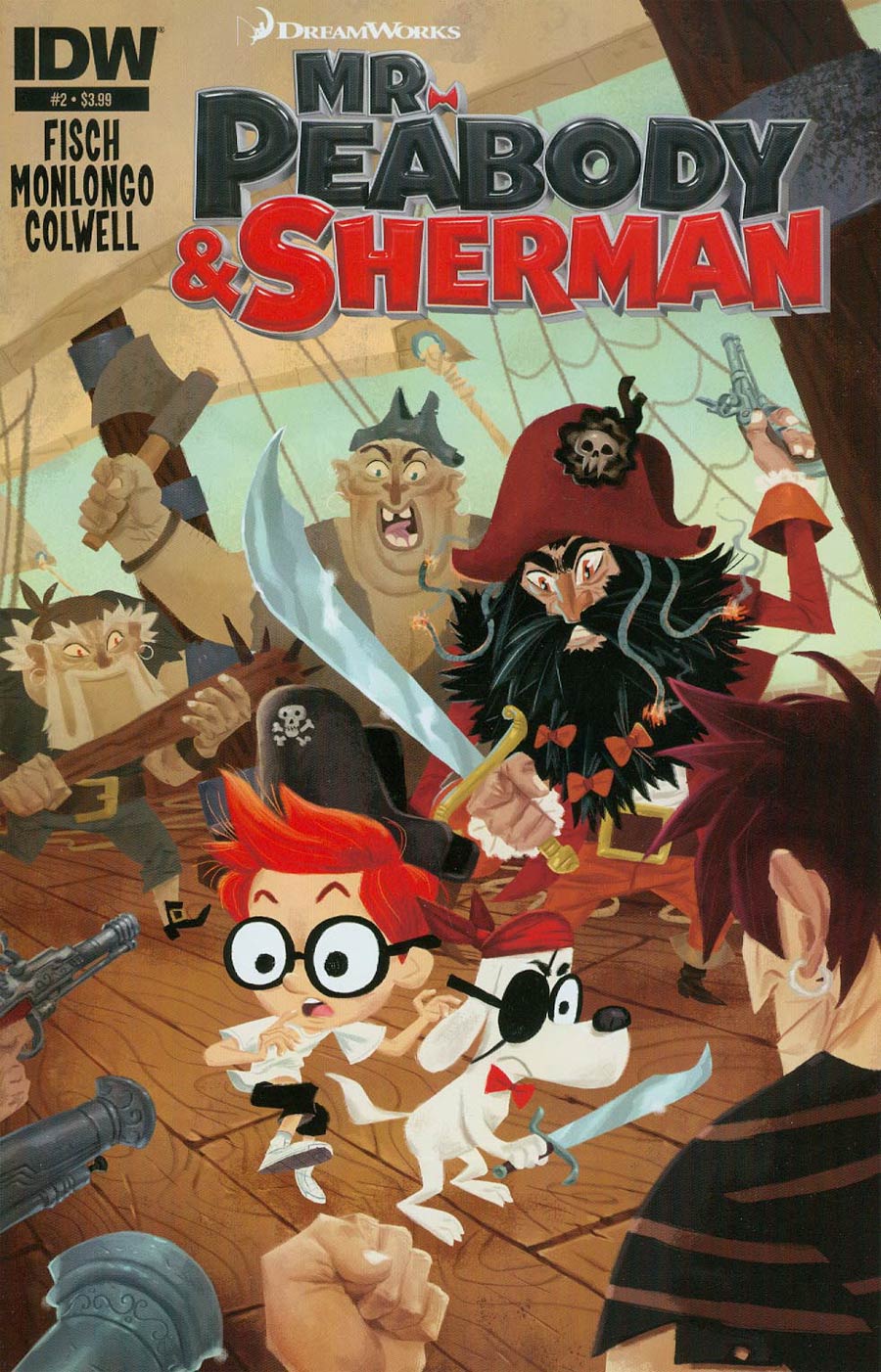 Mr Peabody & Sherman #2 Cover A Regular Jorge Monlogo Cover