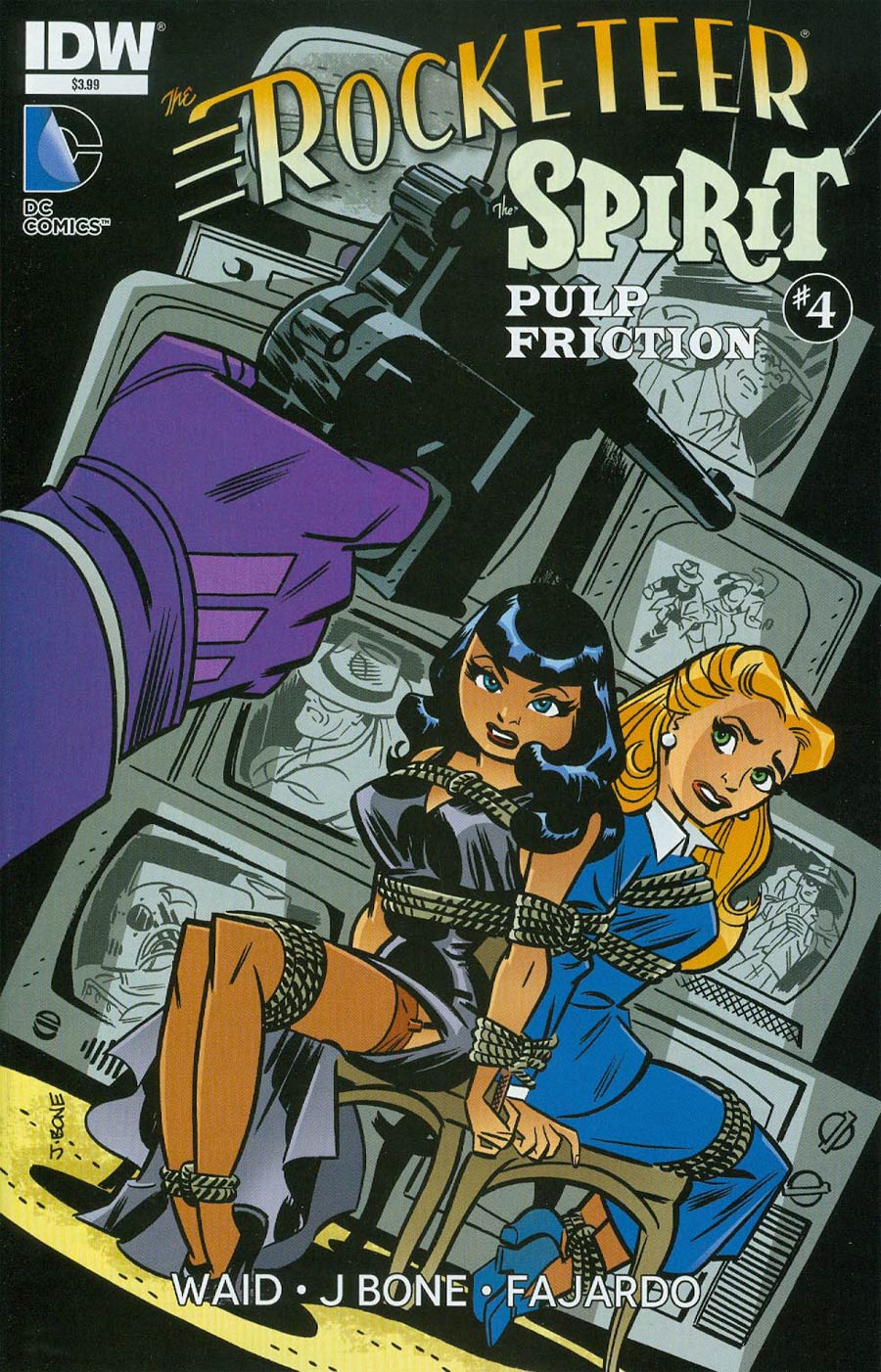 Rocketeer Spirit Pulp Friction #4 Cover A Regular J Bone Cover