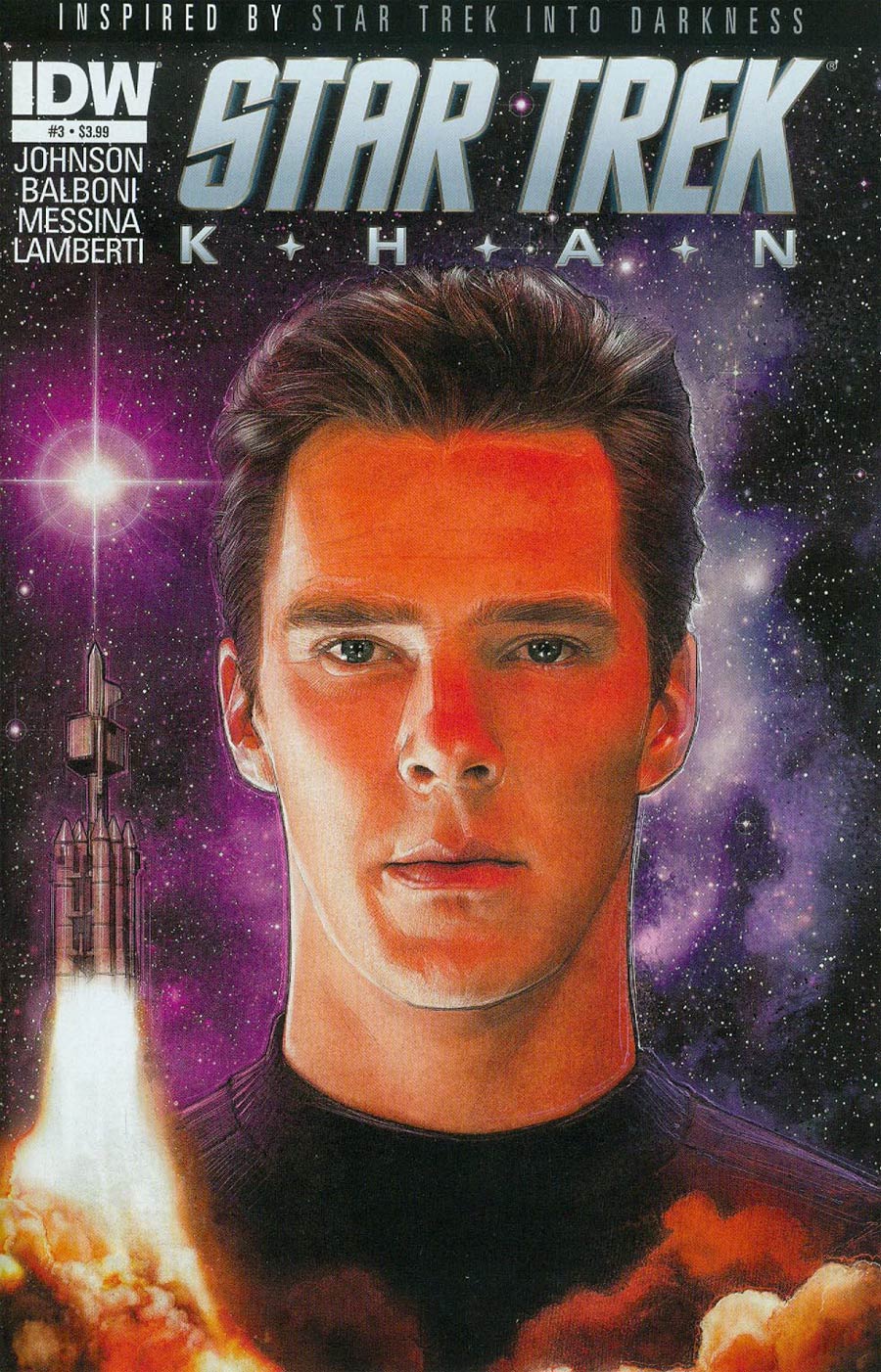 Star Trek Khan #3 Cover A Regular Paul Shipper Cover
