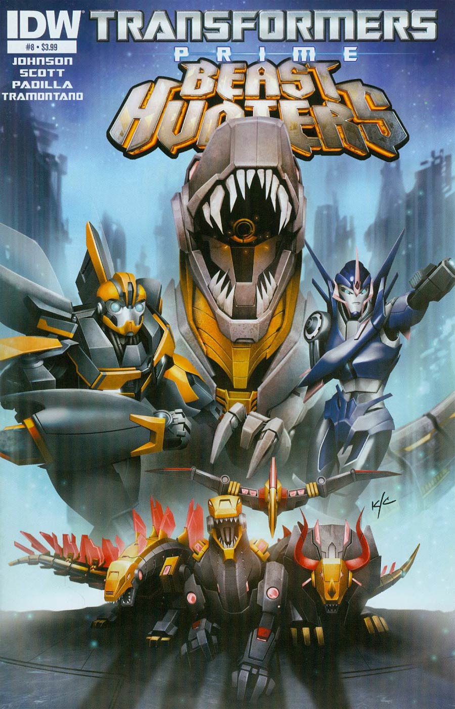 Transformers Prime Beast Hunters #8 Cover A Regular Ken Christiansen Cover