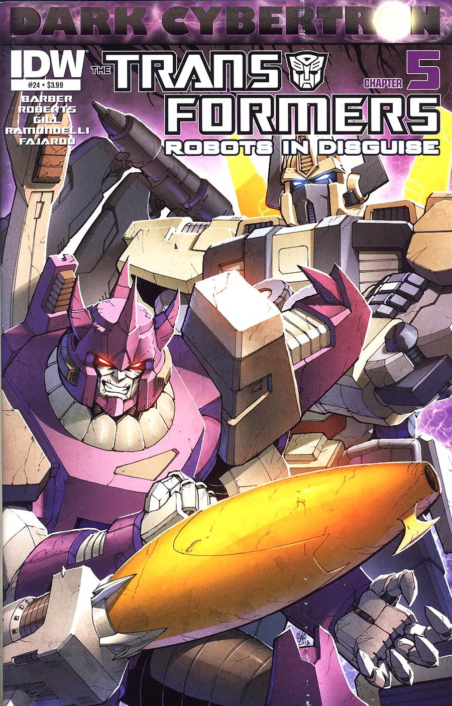 Transformers Robots In Disguise #24 Cover A Regular Casey Coller Cover (Dark Cybertron Part 5)