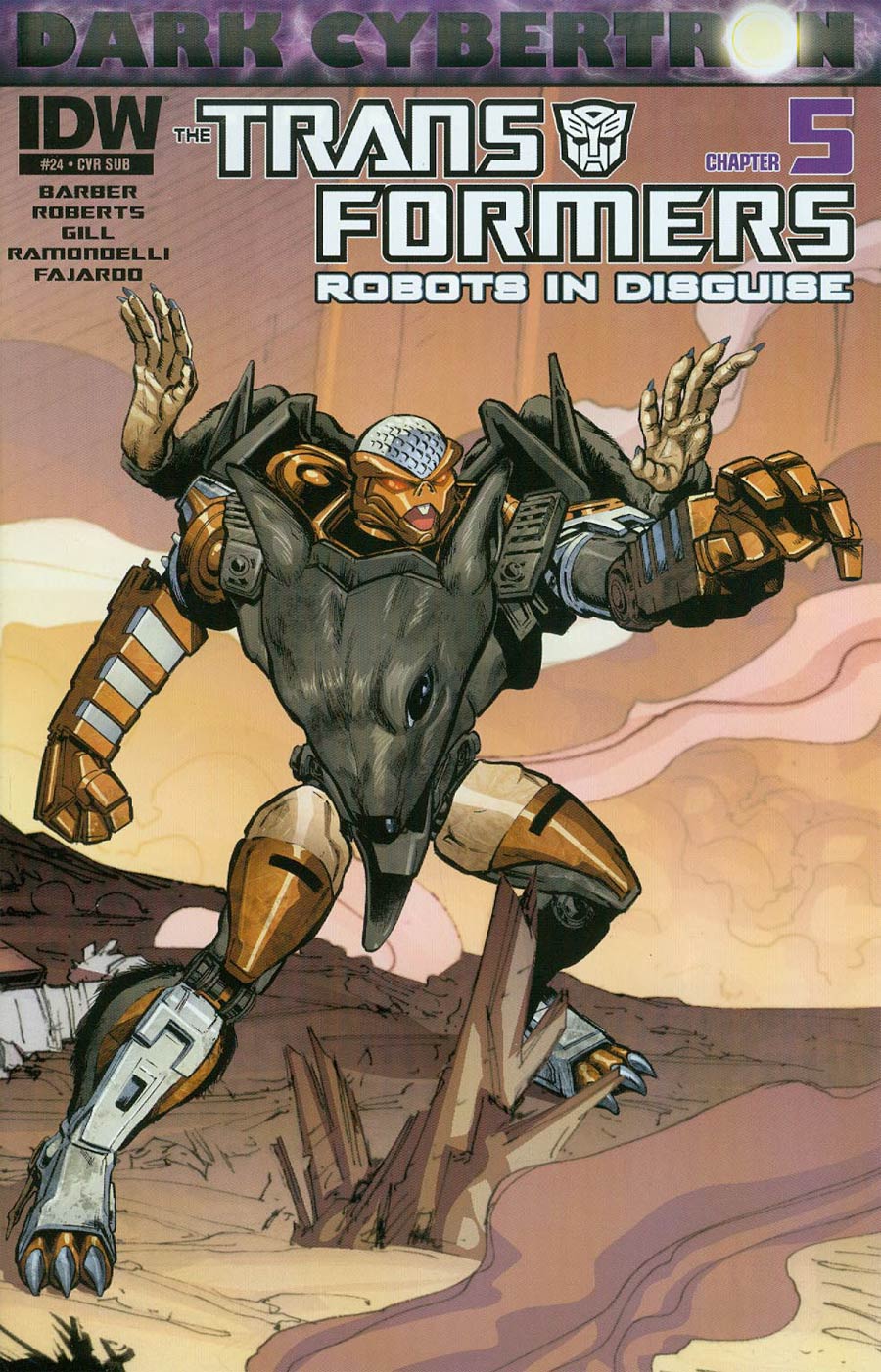 Transformers Robots In Disguise #24 Cover B Variant Phil Jimenez Subscription Cover (Dark Cybertron Part 5)