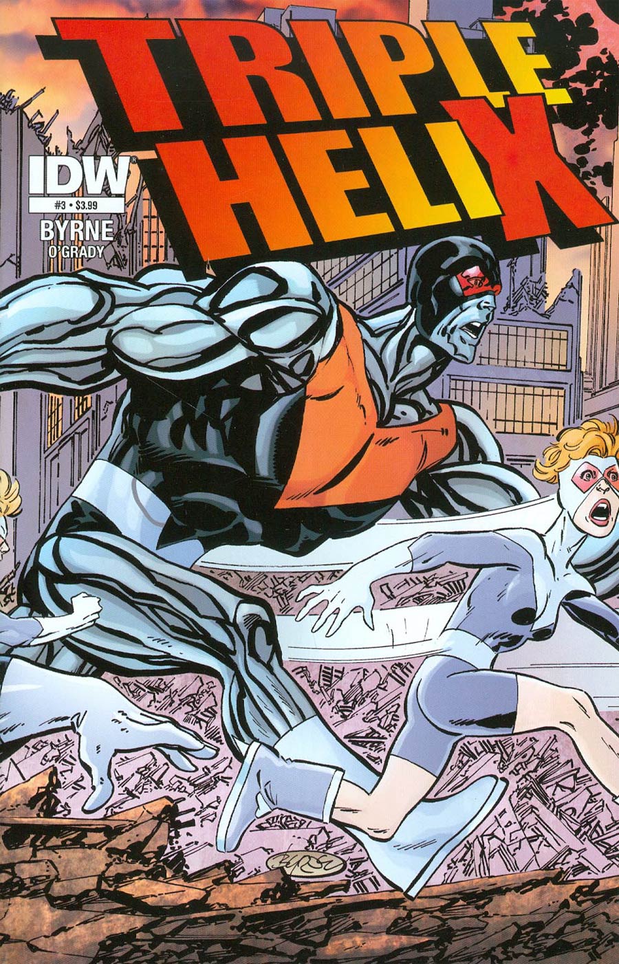 Triple Helix #3 Cover A Regular John Byrne Cover