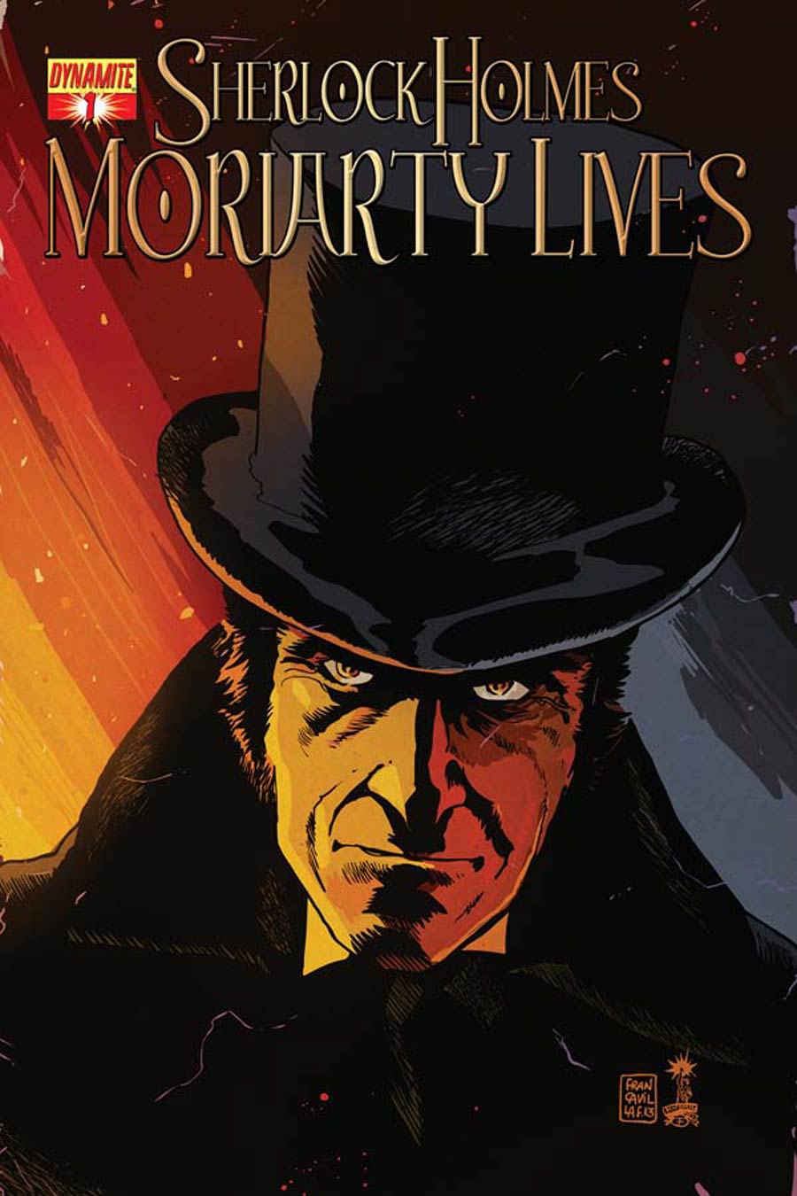 Sherlock Holmes Moriarty Lives #1 Cover A Regular Francesco Francavilla Cover
