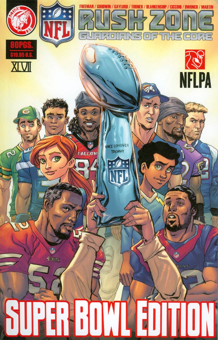 NFL Rush Zone Guardians Of The Core Vol 1 Super Bowl Edition TP New Edition