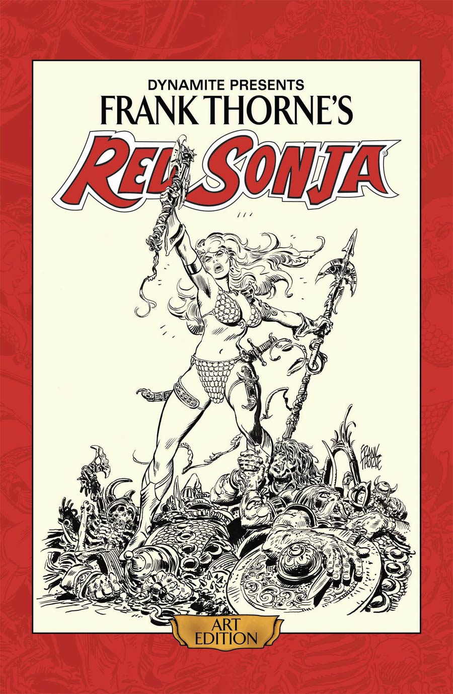 Frank Thornes Red Sonja Art Edition Vol 1 HC Regular Edition