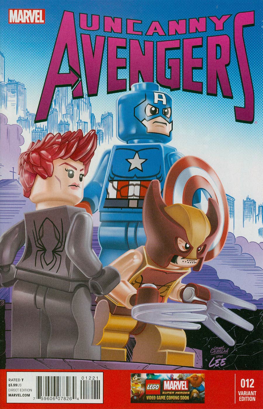 Uncanny Avengers #12 Cover B Incentive Christopher Jones Lego Color Variant Cover