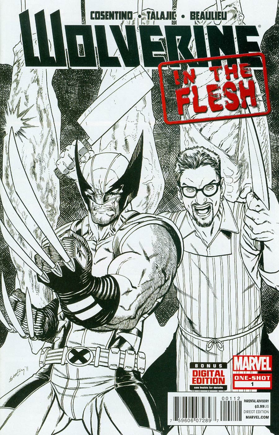 Wolverine In The Flesh #1 Cover B 2nd Ptg Tim Seeley Variant Cover