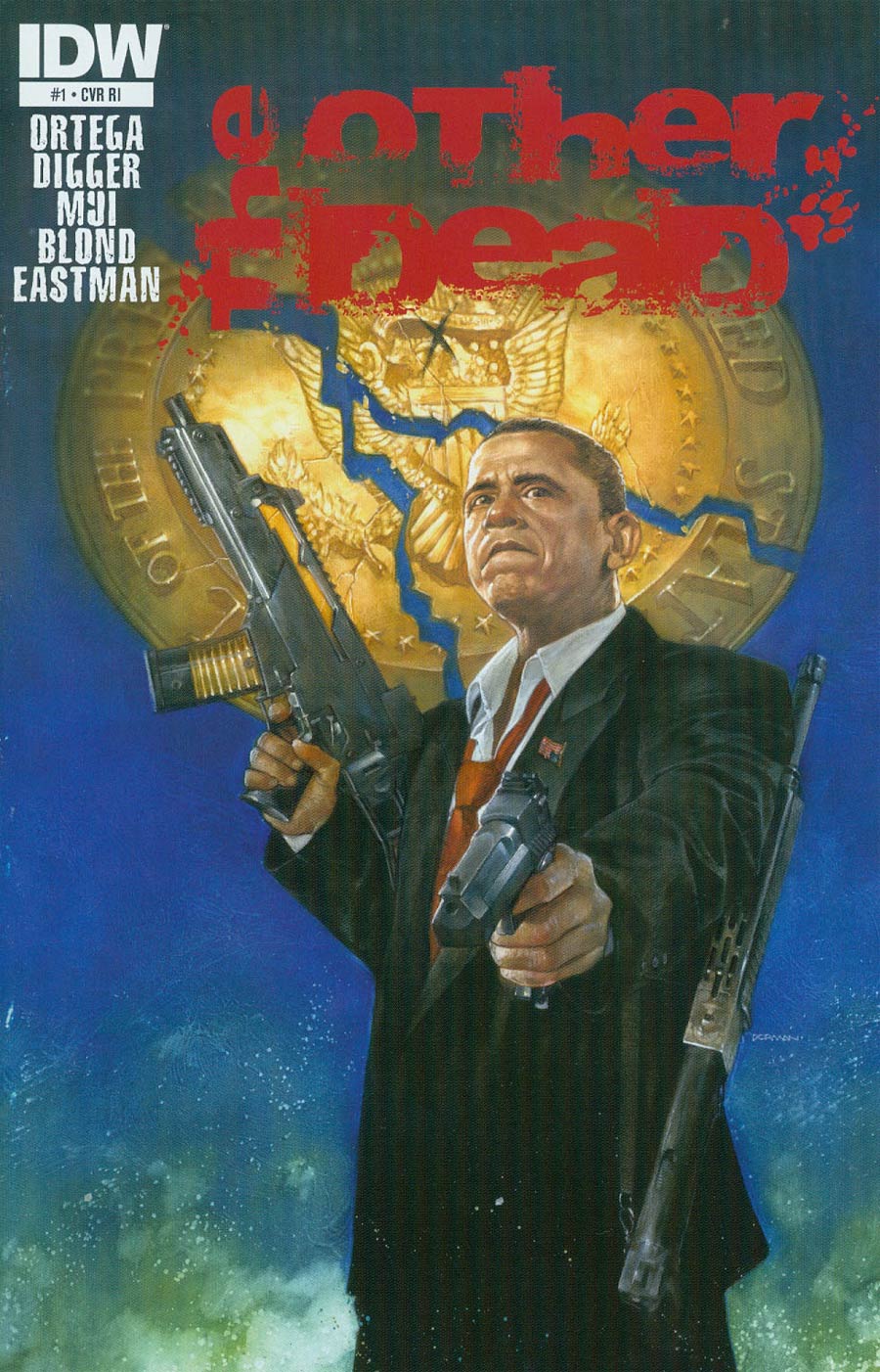 Other Dead #1 Cover C Incentive Dave Dorman President Obama Variant Cover