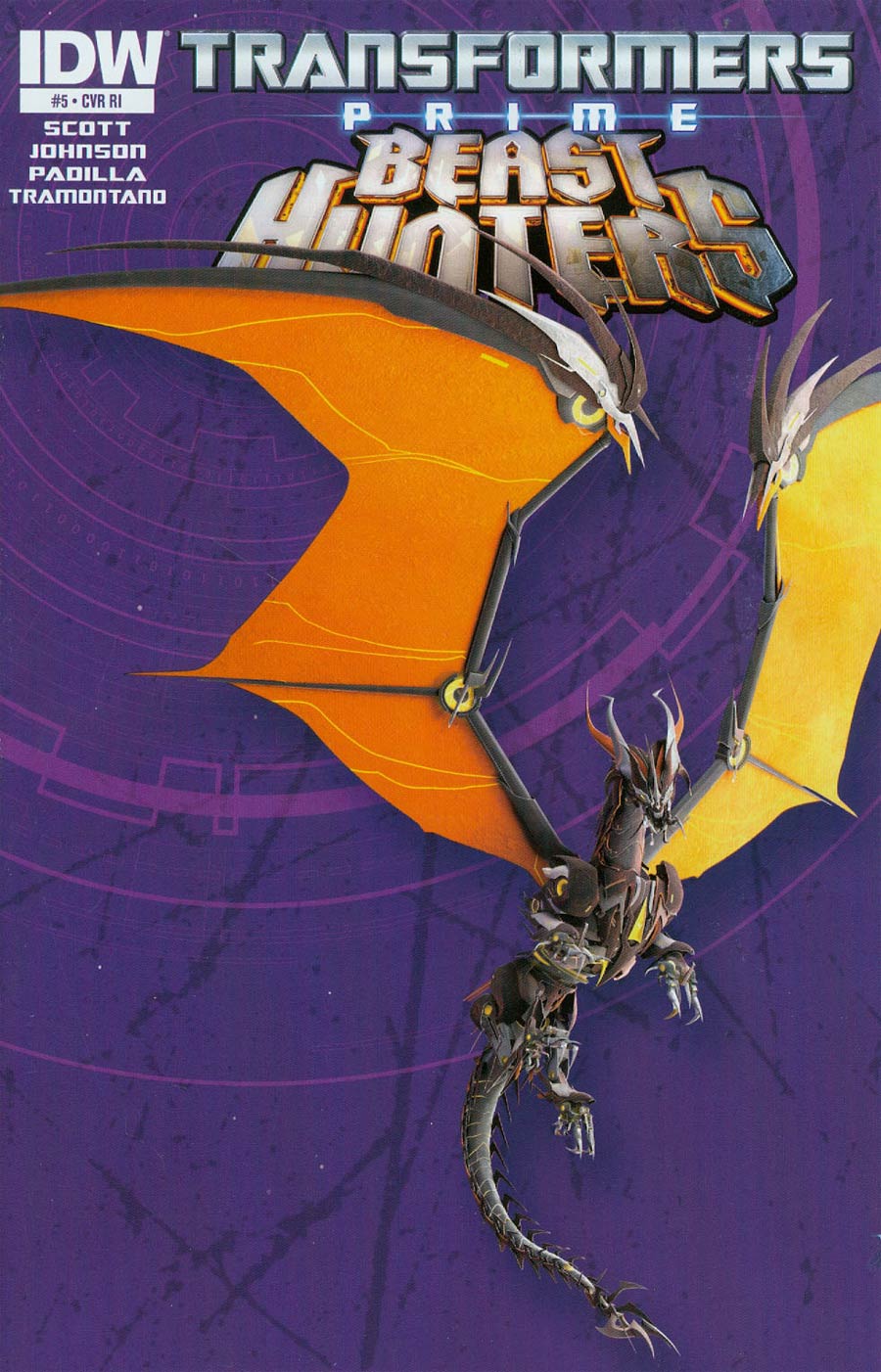 Transformers Prime Beast Hunters #5 Cover B Incentive Animation Art Variant Cover