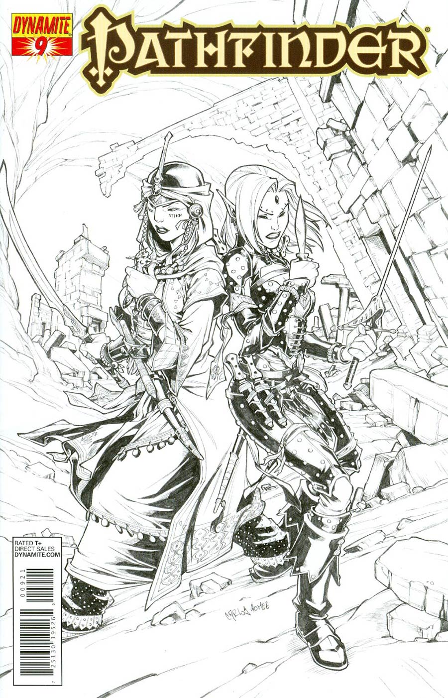 Pathfinder #9 Cover C Incentive Carlos Gomez Black & White Cover