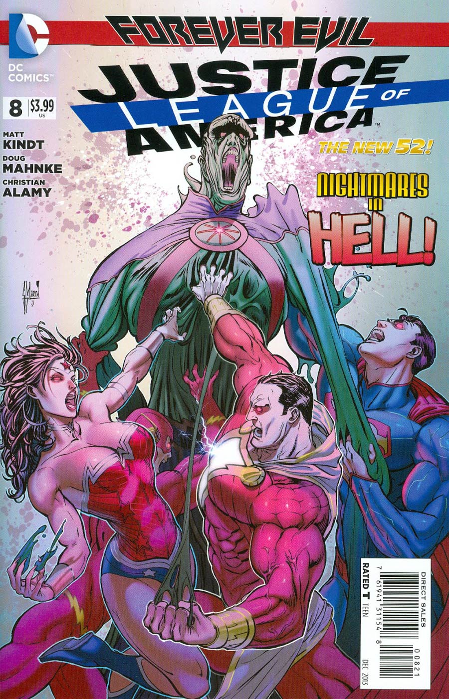 Justice League Of America Vol 3 #8 Cover D Incentive Guillem March Variant Cover (Forever Evil Tie-In)
