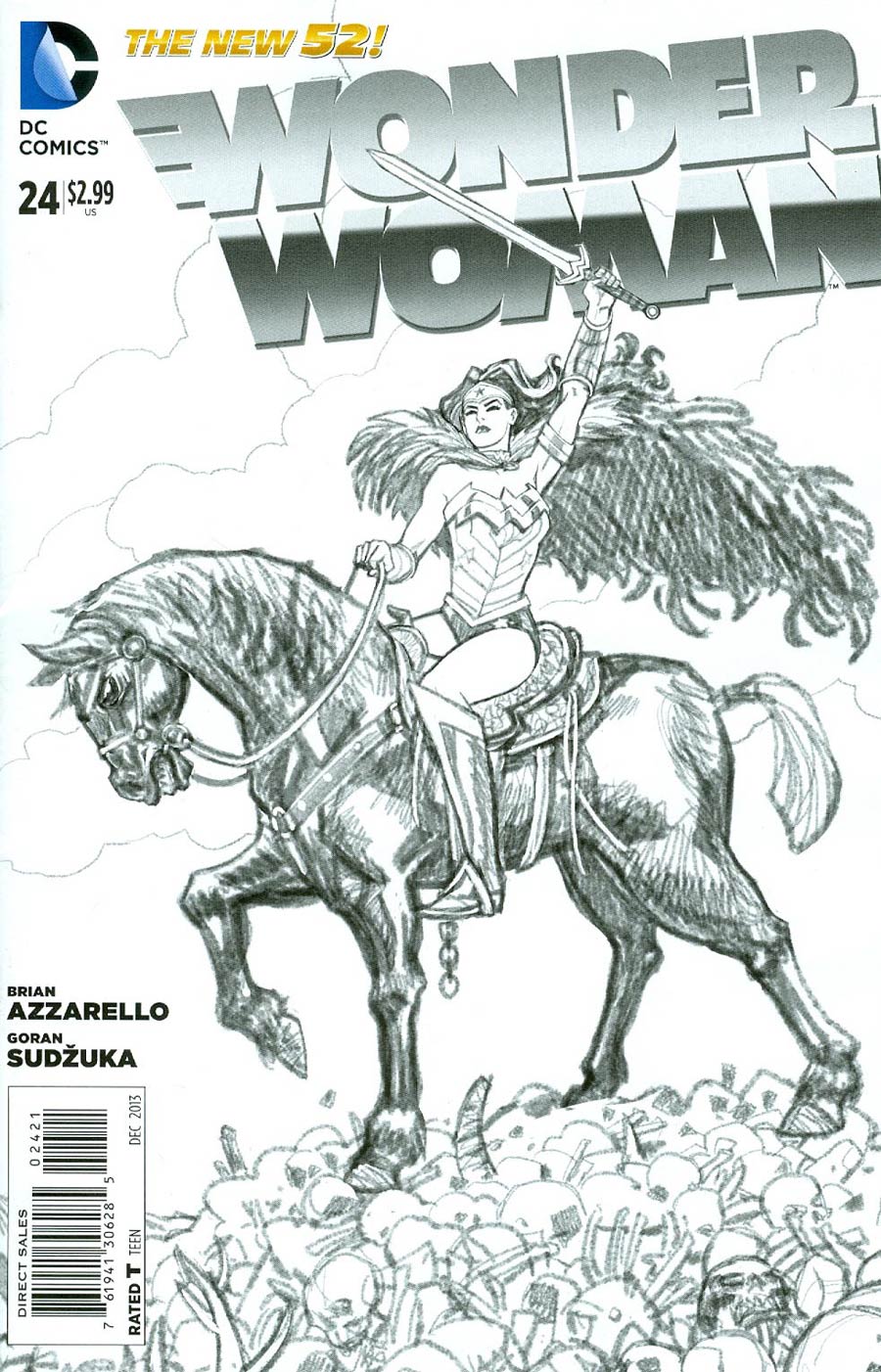 Wonder Woman Vol 4 #24 Cover B Incentive Cliff Chiang Sketch Cover