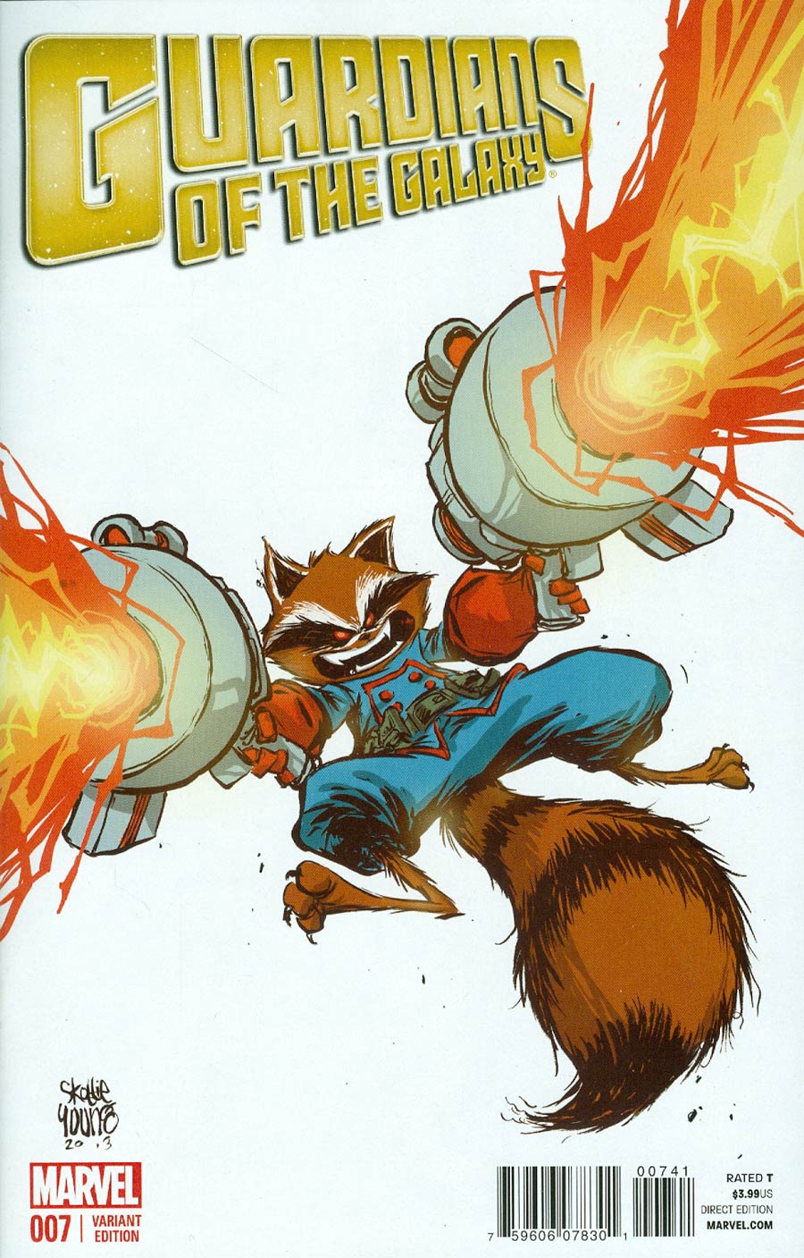 Guardians Of The Galaxy Vol 3 #7 Cover C Incentive Skottie Young Variant Cover