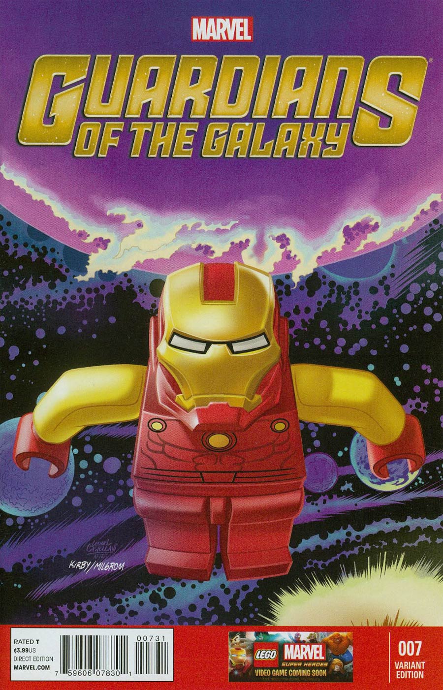 Guardians Of The Galaxy Vol 3 #7 Cover E Incentive Leonell Castellani Lego Color Variant Cover