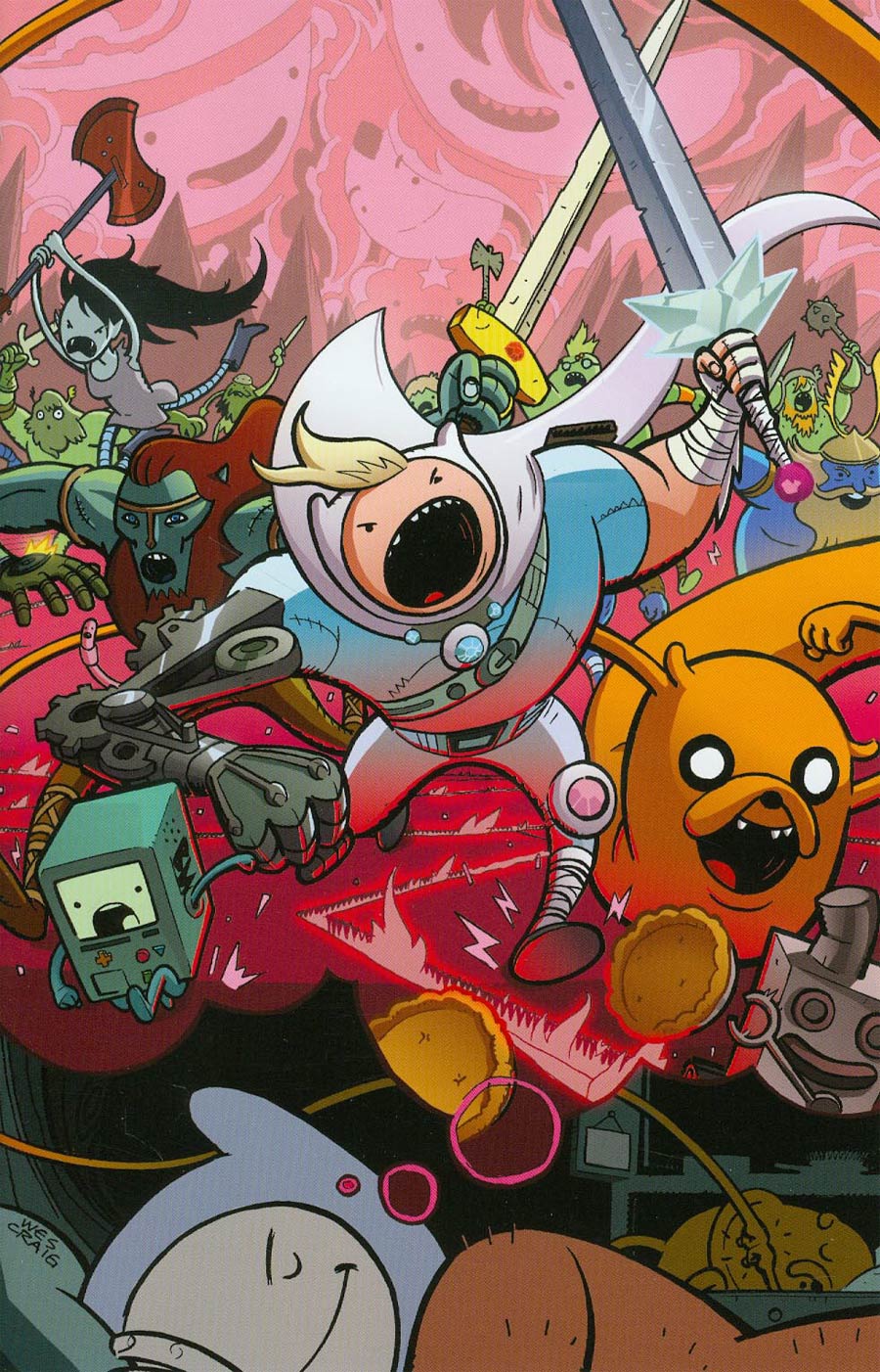 Adventure Time #21 Cover D Incentive Wes Craig Virgin Variant Cover