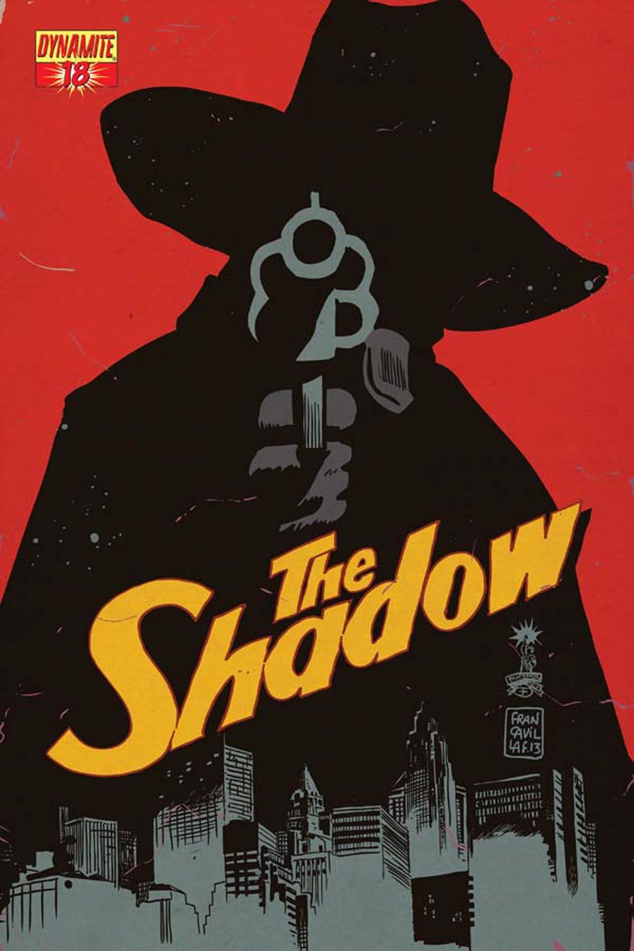 Shadow Vol 5 #18 Cover D Variant Francesco Francavilla Cover