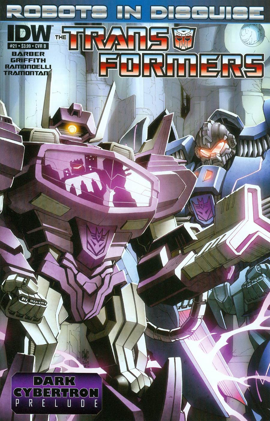 Transformers Robots In Disguise #21 Cover B Regular Casey Coller Cover (Dark Cybertron Prelude)